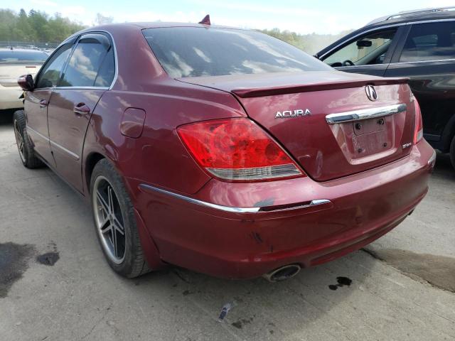 JH4KB16546C002481 - 2006 ACURA RL BURGUNDY photo 3