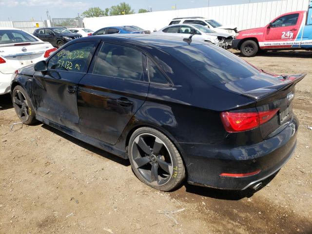 WAUB8GFF2G1090209 - 2016 AUDI A3 BLACK photo 3