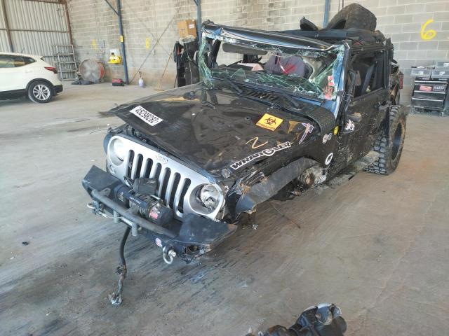 1C4AJWAG2CL143874 - 2012 JEEP WRANGLER S BLACK photo 2