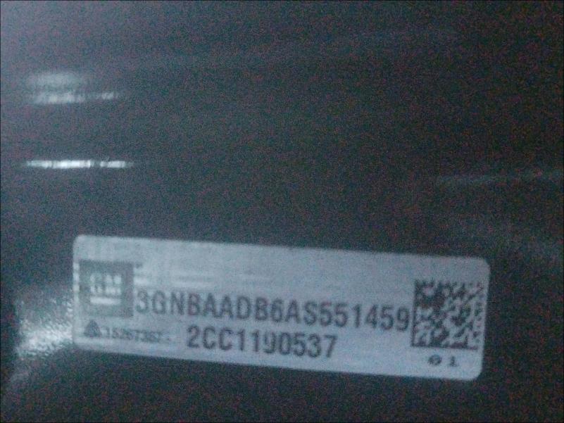 3GNBAADB6AS551459 - 2010 CHEVROLET HHR LS BLACK photo 10