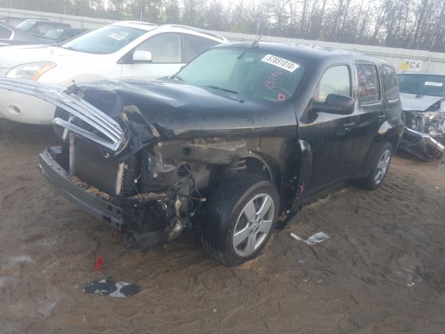 3GNBAADB6AS551459 - 2010 CHEVROLET HHR LS BLACK photo 2