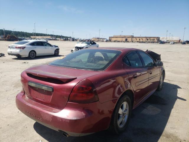 2G2WP552061131315 - 2006 PONTIAC GRAND PRIX ბურგუნდია ფოტო 4