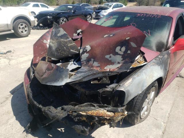 2G2WP552061131315 - 2006 PONTIAC GRAND PRIX ბურგუნდია ფოტო 9