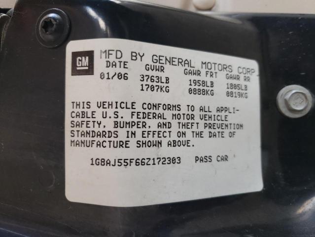 1G8AJ55F66Z172303 - 2006 SATURN ION LEVEL თაფლისფერი ფოტო 10