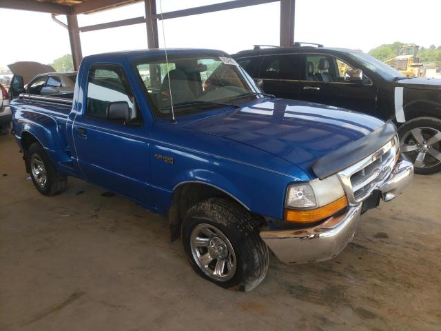 1FTYR10C3YPA49561 - 2000 FORD RANGER BLUE photo 1