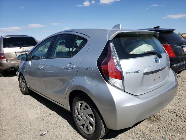 JTDKDTB34F1087359 - 2015 TOYOTA PRIUS C SILVER photo 3