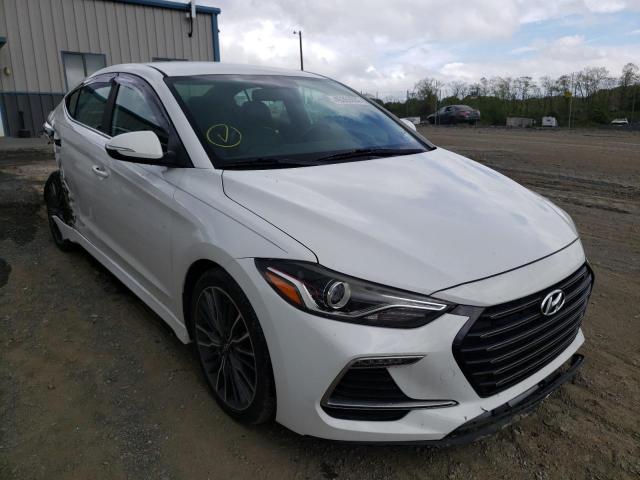 KMHD04LBXHU****** - 2017 HYUNDAI ELANTRA SP WHITE photo 1