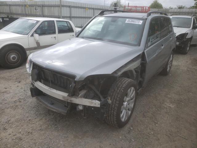 WDCGG8HB5BF632761 - 2011 MERCEDES-BENZ GLK 350 4M SILVER photo 2