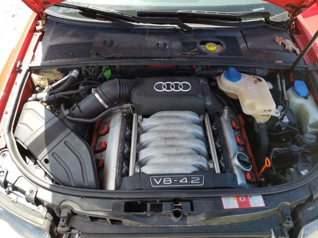 WAUPL68E35A085598 - 2005 AUDI S4 RED photo 7