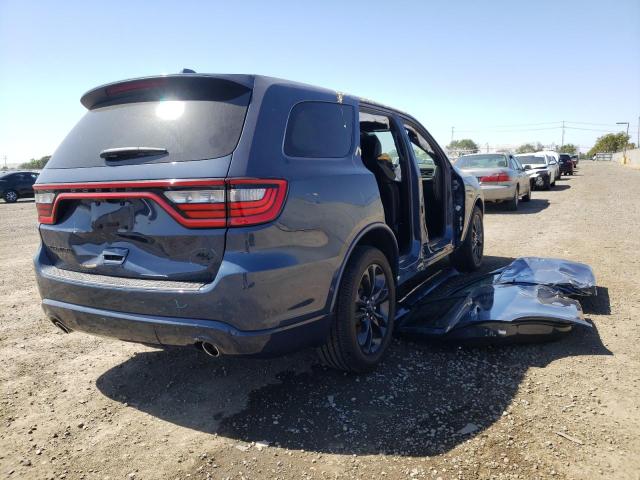 1C4SDHCT4MC554373 - 2021 DODGE DURANGO R/ BLUE photo 4