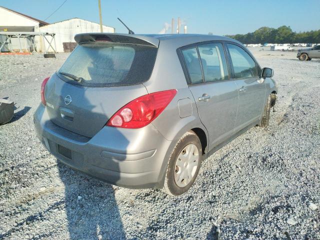 3N1BC1CP6CK235517 - 2012 NISSAN VERSA S SILVER photo 4