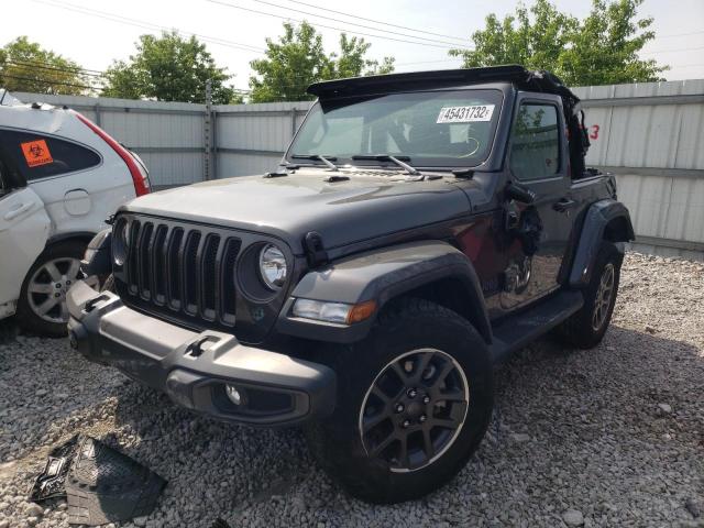 1C4GJXAN4MW713551 - 2021 JEEP WRANGLER S 石墨色 照片 2