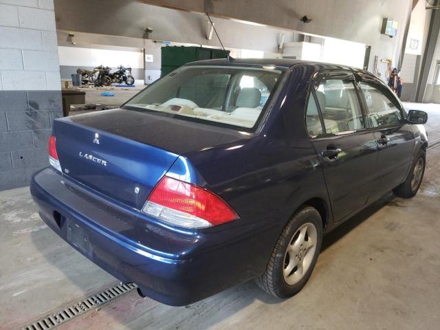 JA3AJ26E52U076758 - 2002 MITSUBISHI LANCER ES BLUE photo 4