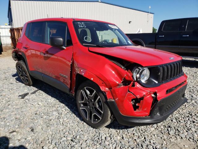 ZACNJCAB5MPM52365 - 2021 JEEP RENEGADE S Qırmızı foto 1