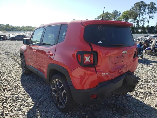 ZACNJCAB5MPM52365 - 2021 JEEP RENEGADE S RED photo 3