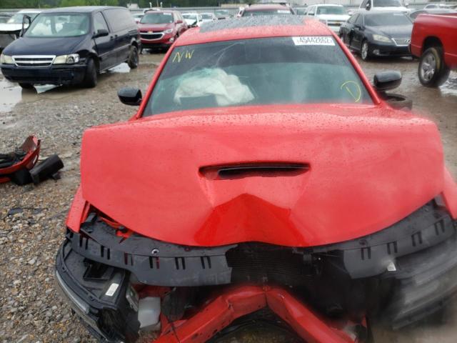 2C3CDXHG5KH588881 - 2019 DODGE CHARGER GT RED photo 7