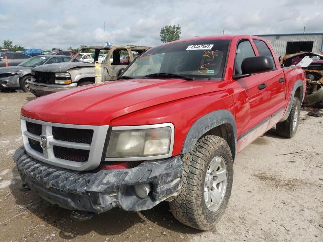 1D7HW78N08S516097 - 2008 DODGE DAKOTA TRX RED photo 2