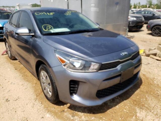 3KPA24AB2KE172286 - 2019 KIA RIO S GRAY photo 1