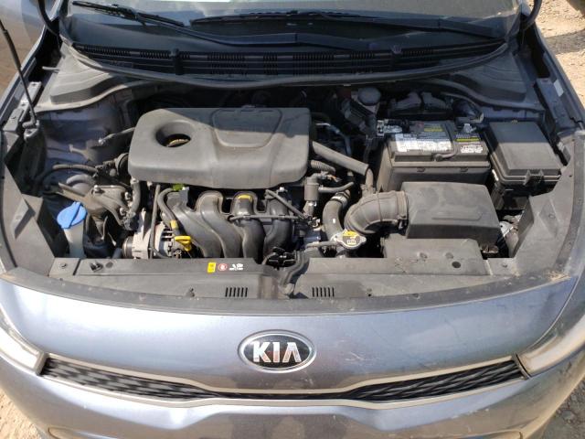 3KPA24AB2KE172286 - 2019 KIA RIO S GRAY photo 7