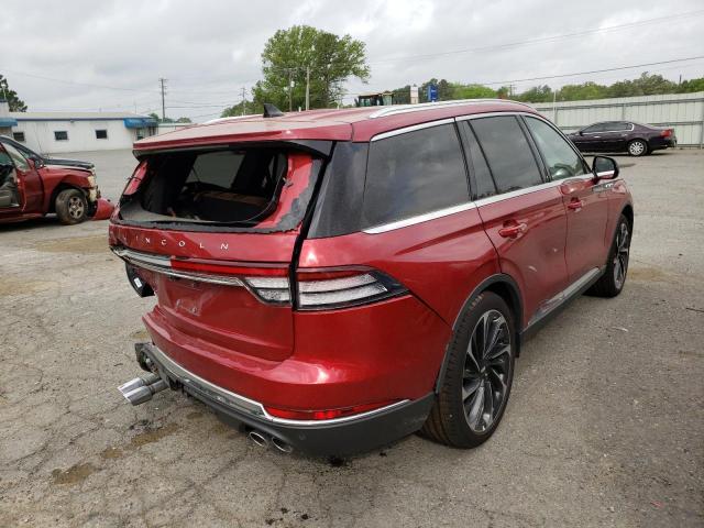 5LM5J7WC5MGL16819 - 2021 LINCOLN AVIATOR RE 红色 照片 4