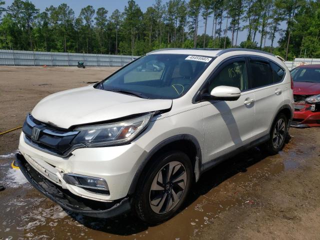 5J6RM3H95GL007710 - 2016 HONDA CR-V TOURI WHITE photo 2