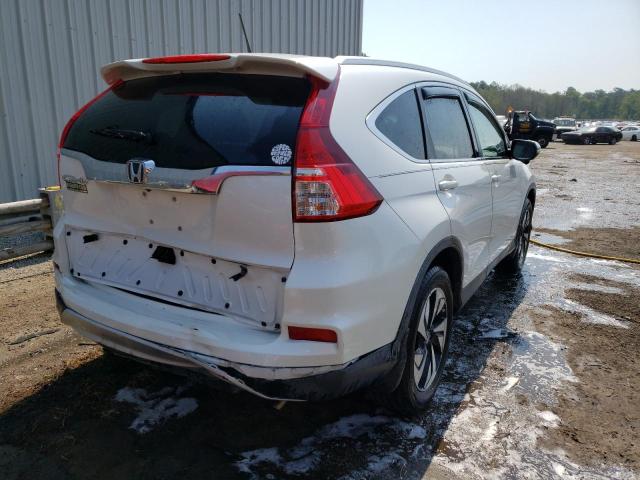 5J6RM3H95GL007710 - 2016 HONDA CR-V TOURI WHITE photo 4