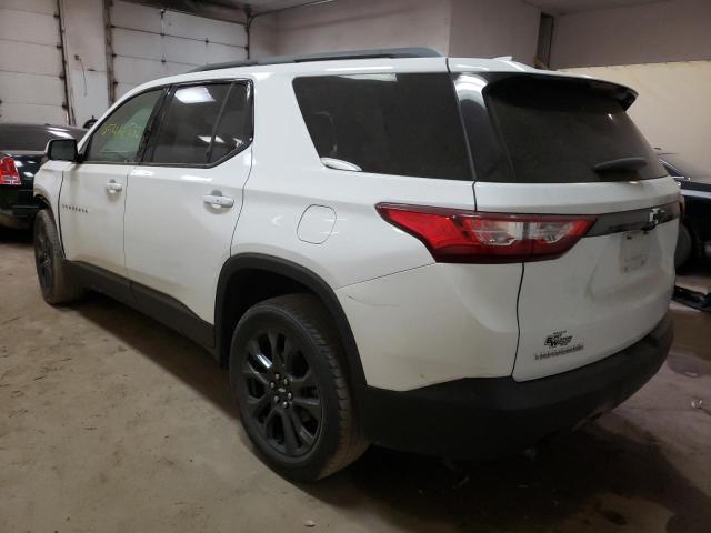 1GNERJKXXJJ148820 - 2018 CHEVROLET TRAVERSE R WHITE photo 3