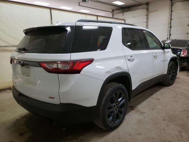 1GNERJKXXJJ148820 - 2018 CHEVROLET TRAVERSE R WHITE photo 4