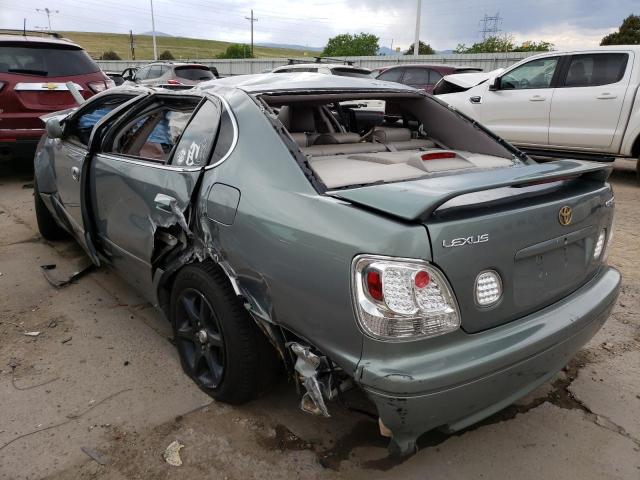 JT8BD69S730182593 - 2003 LEXUS GS 300 GREEN photo 3