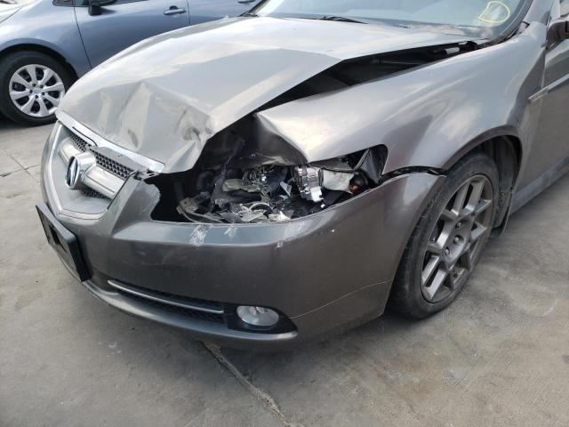 19UUA76578A052663 - 2008 ACURA TL TYPE S GRAY photo 9