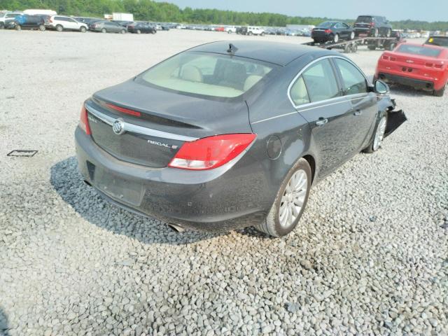 2G4GS5EVXD9193792 - 2013 BUICK REGAL PREM ORANGE photo 4