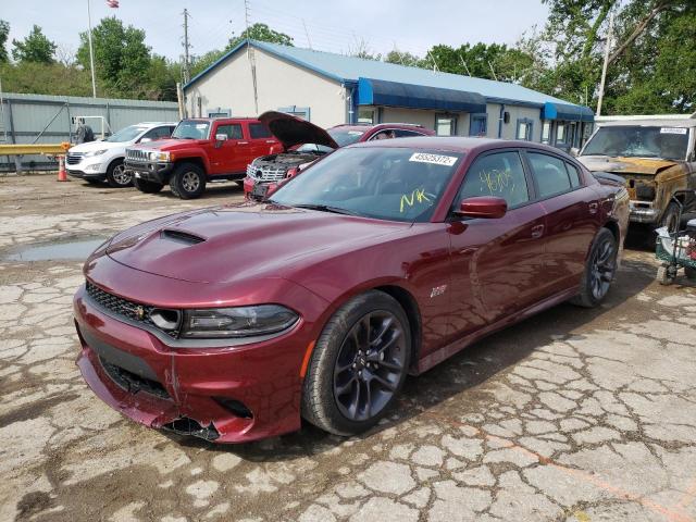 2C3CDXGJ1LH197614 - 2020 DODGE CHARGER SC RED photo 2