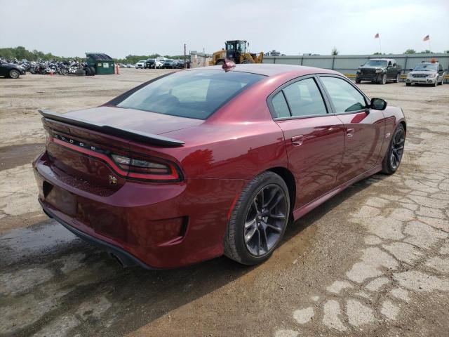 2C3CDXGJ1LH197614 - 2020 DODGE CHARGER SC RED photo 4