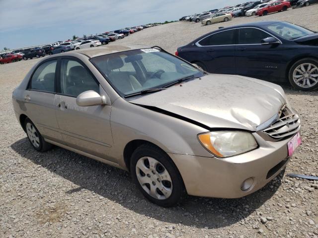 KNAFE121X65371442 - 2006 KIA SPECTRA LX BEIGE photo 1