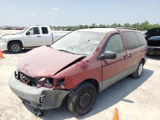 4T3ZF13C1XU143868 - 1999 TOYOTA SIENNA LE BURGUNDY photo 2