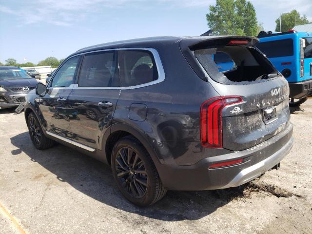 5XYP54HC6NG273158 - 2022 KIA TELLURIDE CHARCOAL photo 3