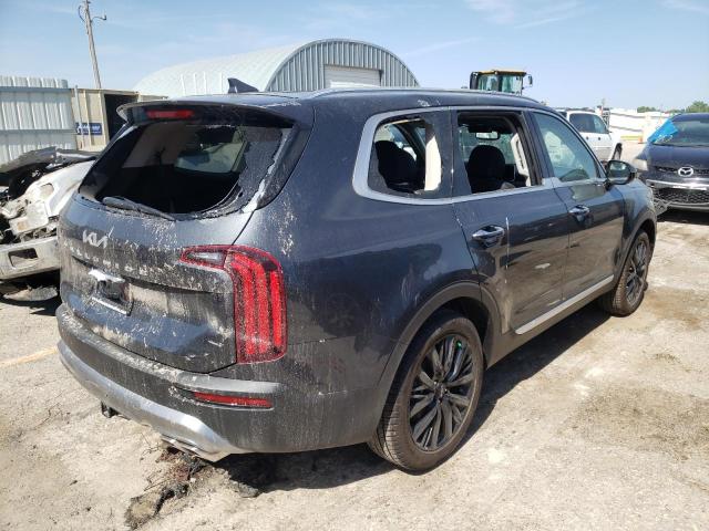 5XYP54HC6NG273158 - 2022 KIA TELLURIDE CHARCOAL photo 9