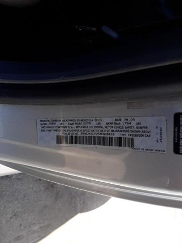 3VWCM31Y25M363439 - 2005 VOLKSWAGEN NEW BEETLE 银色 照片 10