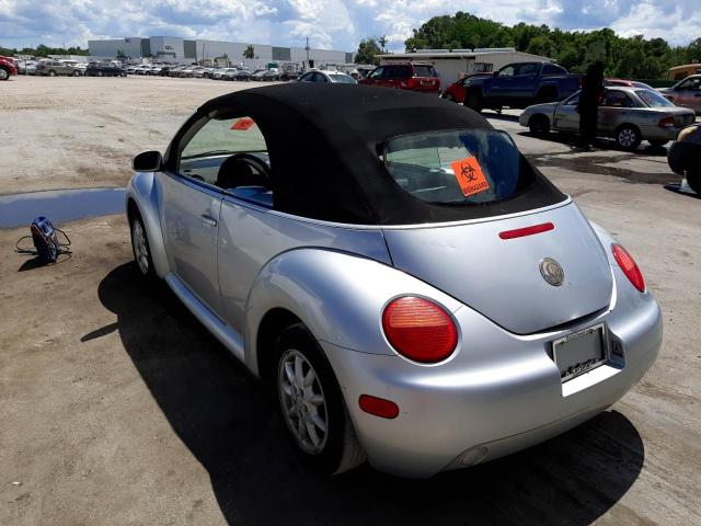 3VWCM31Y25M363439 - 2005 VOLKSWAGEN NEW BEETLE 银色 照片 3