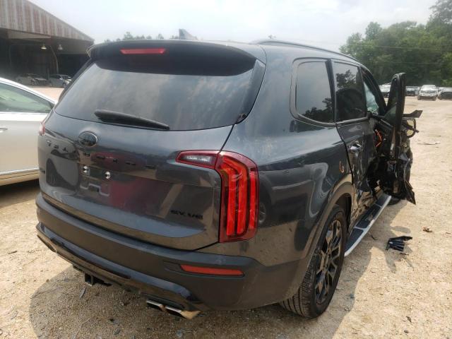 5XYP5DHC2MG166929 - 2021 KIA TELLURIDE CHARCOAL photo 4