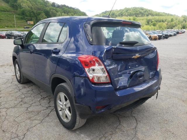 3GNCJNSB6HL192472 - 2017 CHEVROLET TRAX BLUE photo 3