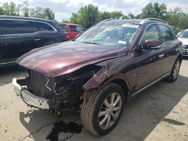 JN1BJ0RR5GM268717 - 2016 INFINITI QX50 BURGUNDY photo 2