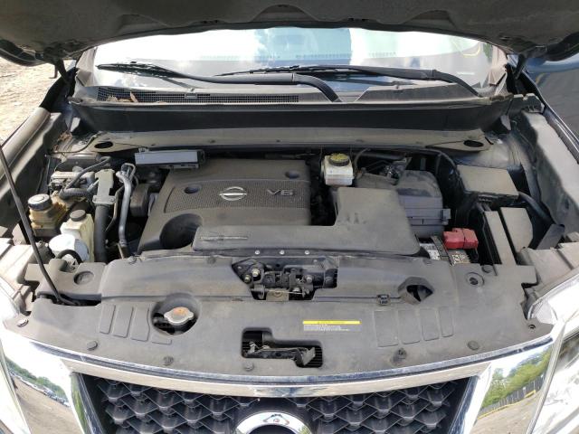 5N1AR2MM2EC734224 - 2014 NISSAN PATHFINDER BLUE photo 7