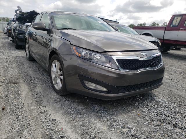 5XXGN4A77CG040730 - 2012 KIA OPTIMA EX GRAY photo 1