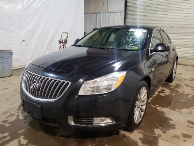 W04GU5GC5B1001751 - 2011 BUICK REGAL CXL BLACK photo 2