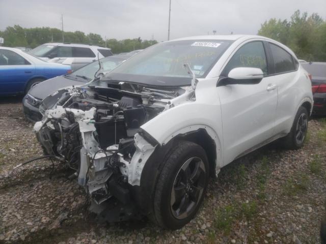 3CZRU6H59JM723501 - 2018 HONDA HR-V EX WHITE photo 2