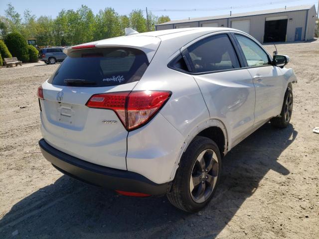 3CZRU6H59JM723501 - 2018 HONDA HR-V EX WHITE photo 4