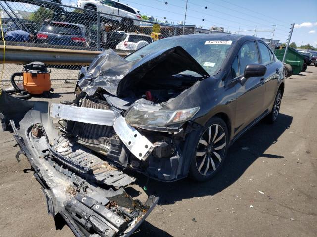 2HGFB2F90EH519768 - 2014 HONDA CIVIC EXL Qara foto 2