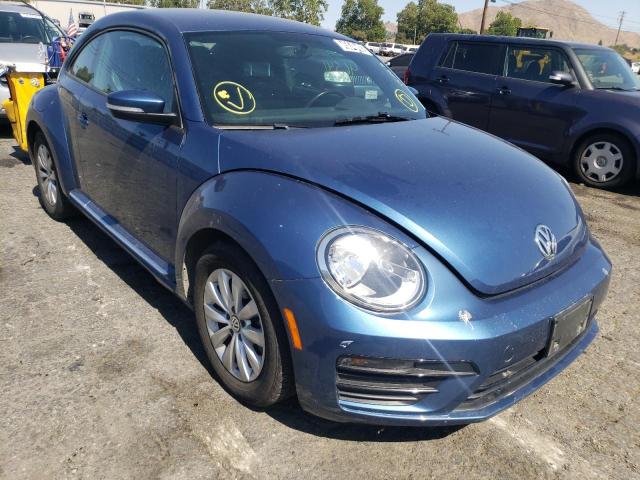 3VWFD7AT4KM707230 - 2019 VOLKSWAGEN BEETLE S BLUE photo 1