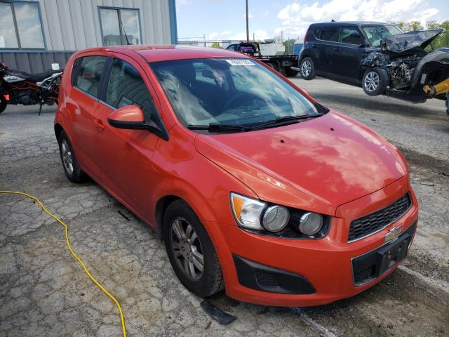 1G1JD6SH1C4183459 - 2012 CHEVROLET SONIC LT ORANGE photo 1